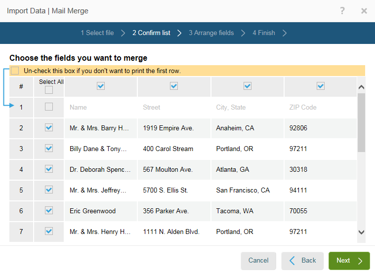 avery design pro 5.5 could not convert the ms excel